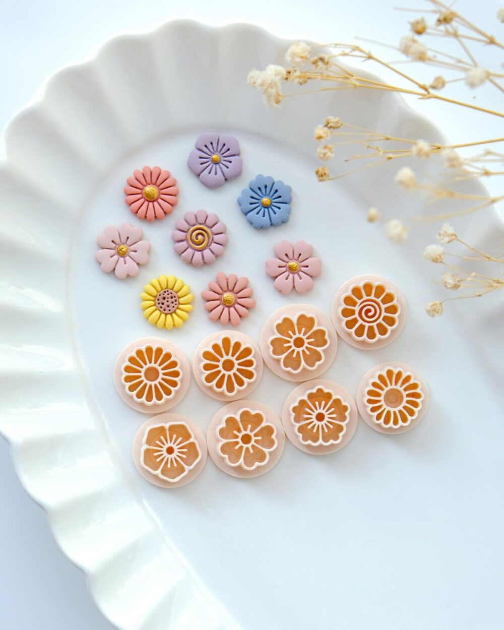 Polymer Clay Cutters for Making Earrings & Crafts
