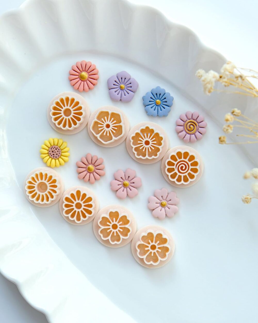 Polymer Clay Cutters for Making Earrings & Crafts