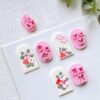 Polymer Clay Cutters-- Mini Floral, Leaf, Butterfly Shapes for Earrings Making