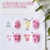 Polymer Clay Cutters-- Mini Floral, Leaf, Butterfly Shapes for Earrings Making
