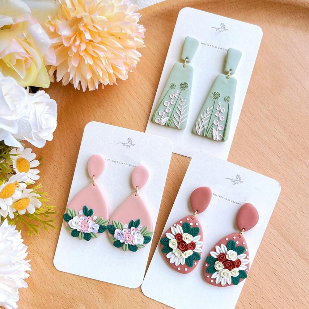 Organic Shape Cutters for Polymer Clay Jewelry, Set of 15