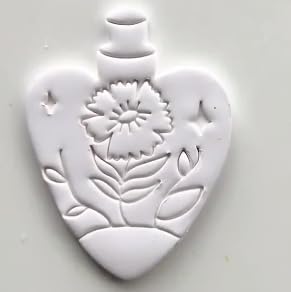 Trinket Dish Cutters, (Flower Print On Perfume Bottle)