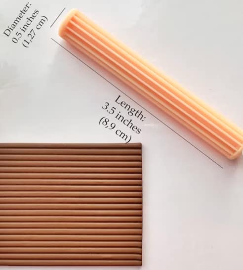 41boS3onMfL Polymer Lines Clay Texture Roller, Polymer Clay Texture Roller