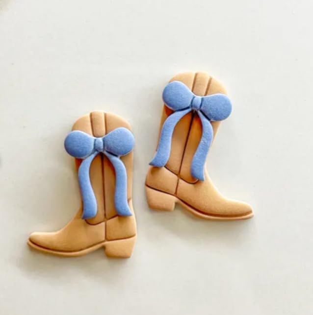 Polymer Clay Cutters, Cowboy Romance Boots Design