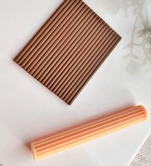 41jp8z9ZiJL Polymer Lines Clay Texture Roller, Polymer Clay Texture Roller