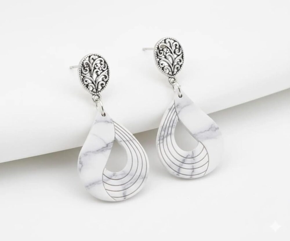 Bridal Teardrop Polymer Clay Cutters