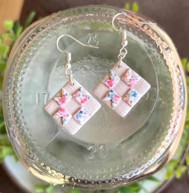 Quilted Square Polymer Clay Cutter Set