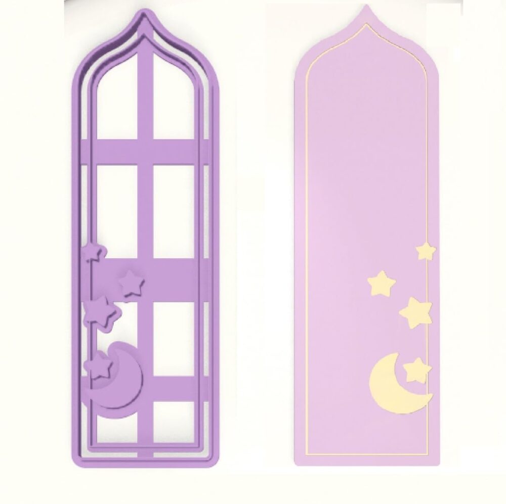 Bookmark HOLY Symbol Moon & Star Clay Cutters