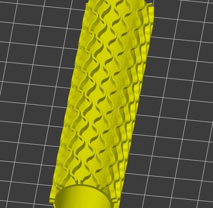 Texture Roller for Polymer Clay (Moroccan Tile Texture)