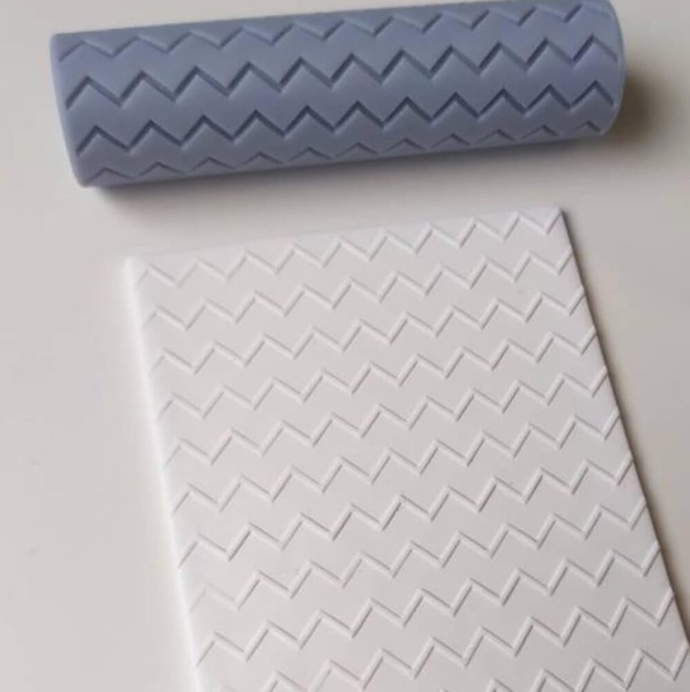 Texture Roller for Polymer Clay (Zigzag Texture)