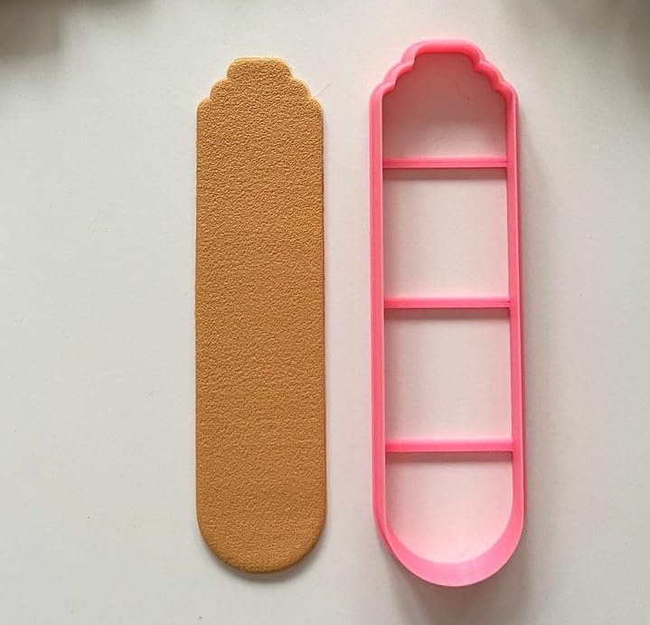 Bookmark Clay Cutters, Bookmark with Shelves