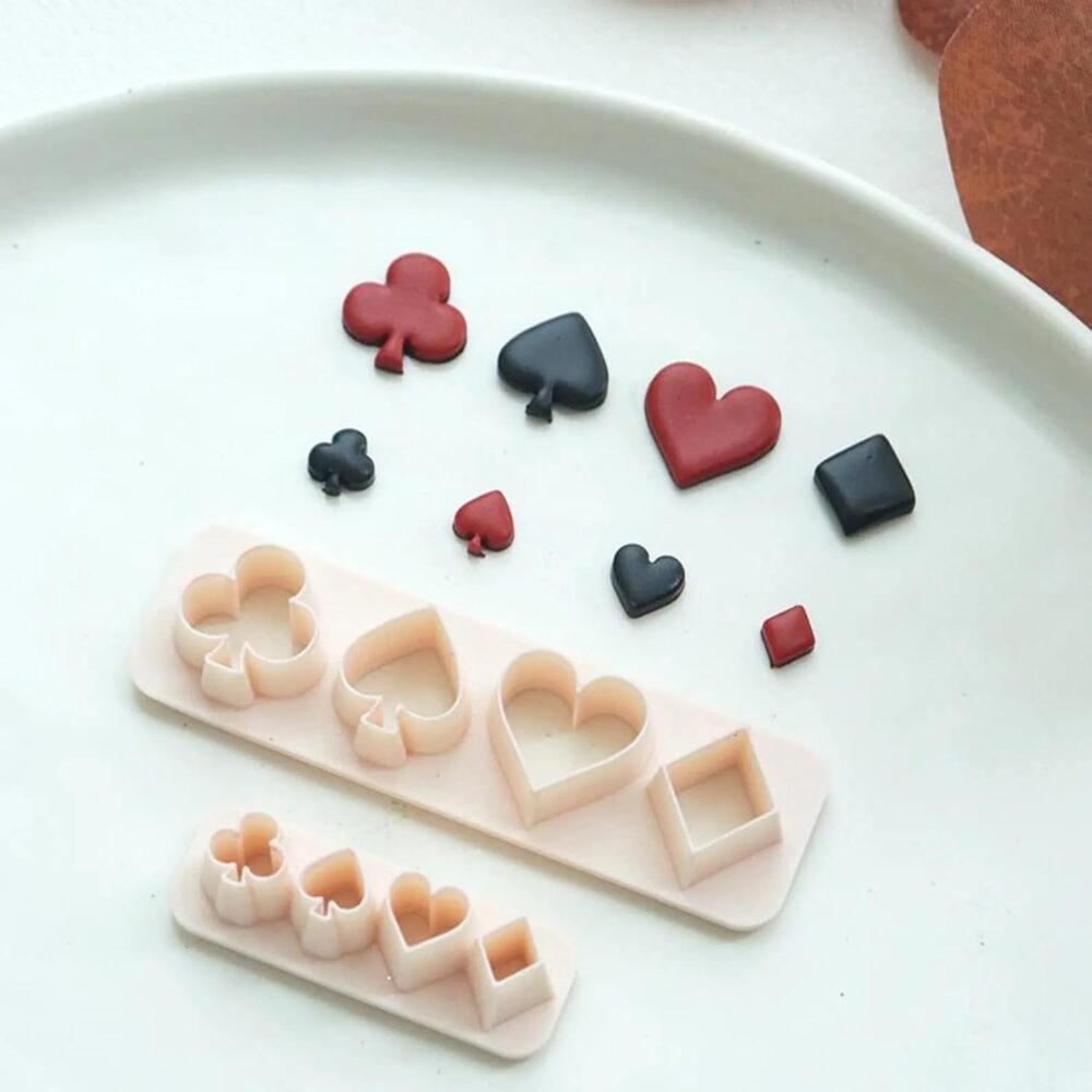 611CeQU2aWL._SL1500_ Playing Card Suit Symbol Polymer Clay Cutter Set