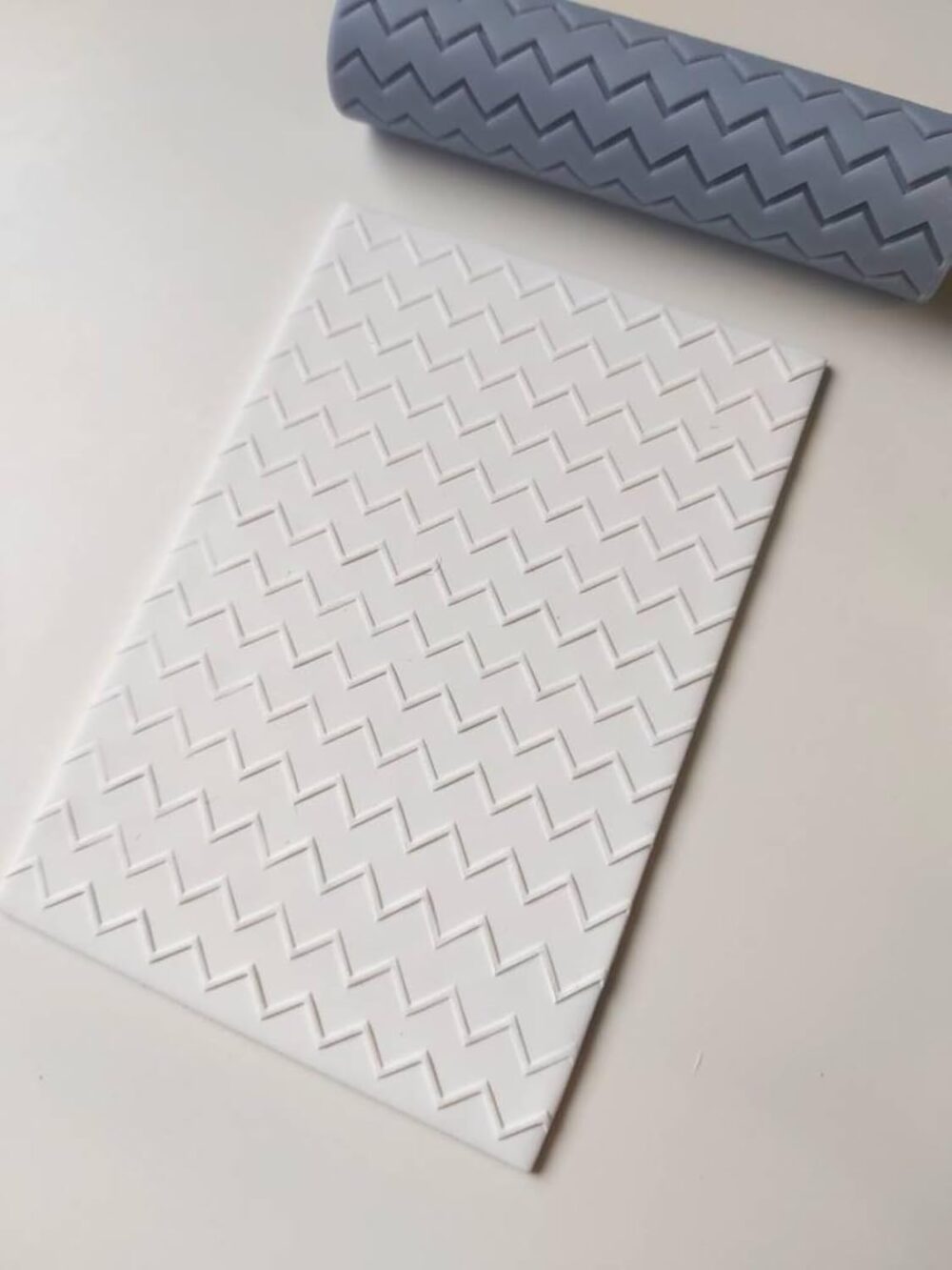 Texture Roller for Polymer Clay (Zigzag Texture)