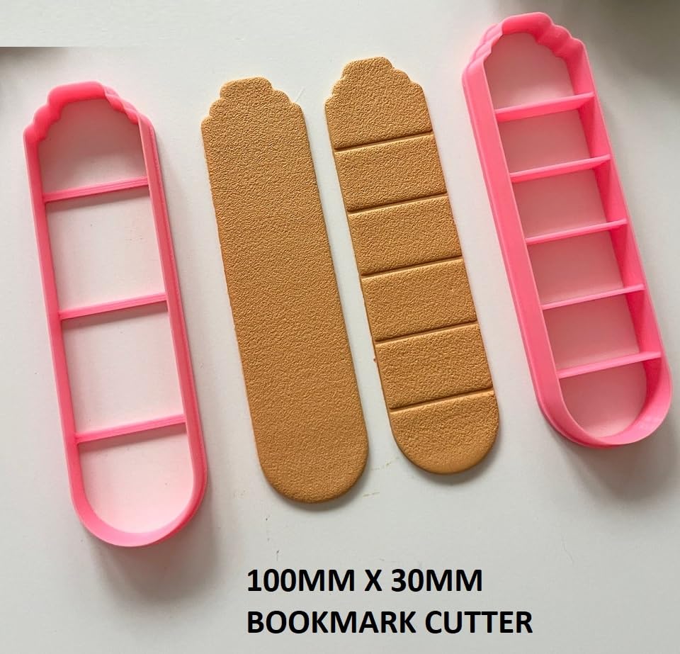 Bookmark Clay Cutters, Bookmark with Shelves
