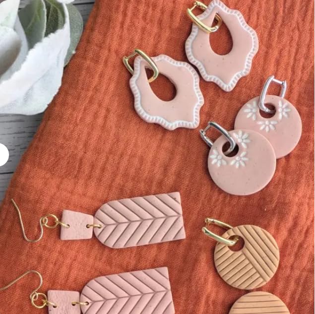 Fiona Polymer Clay Earring Cutter for Handmade Earrings