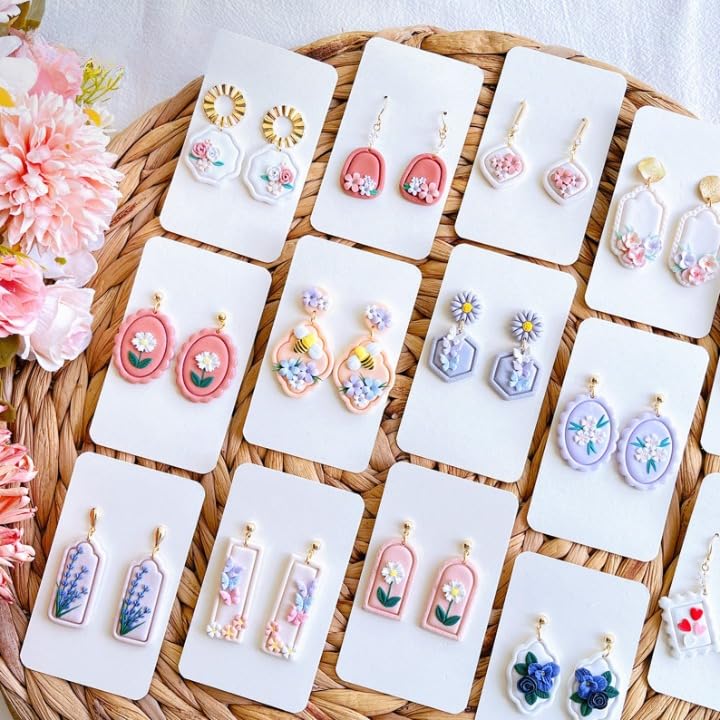 61TvzQsqcTL 12-Piece Boho Polymer Clay Cutters - Frame Clay Cutters