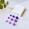 Polymer Clay Bead Making Tool Set, 3 Size Round Bead Roller with 3 in 1 Circle Clay Cutters