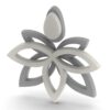 Elegant Embossed Floral Dangle Polymer Clay Earring Cutters