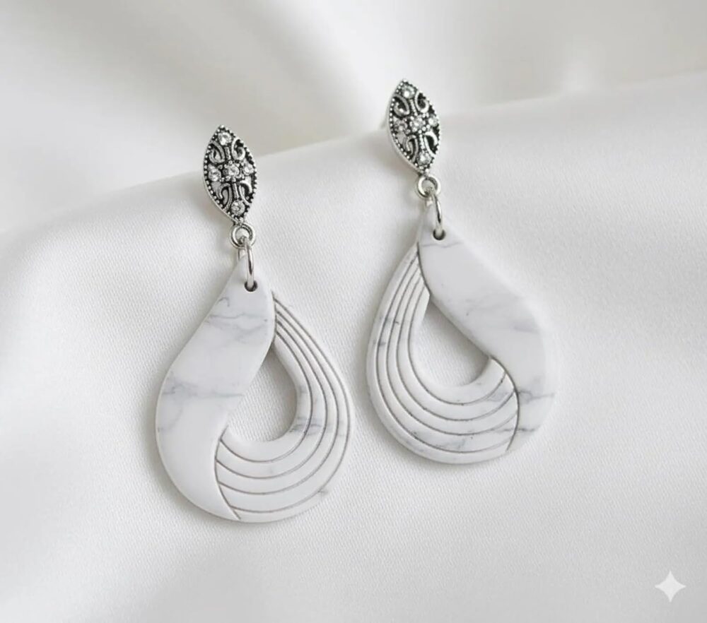 Bridal Teardrop Polymer Clay Cutters