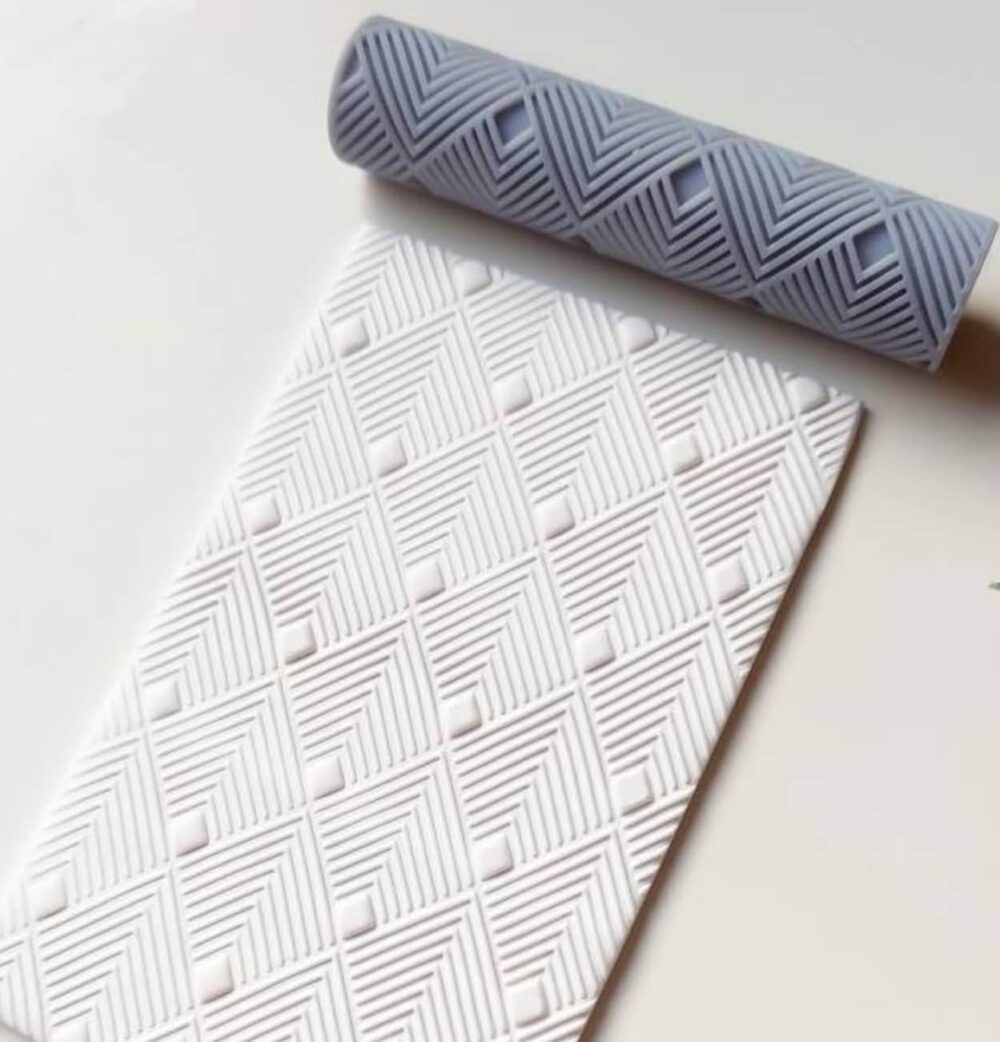 Texture Roller for Polymer Clay (Geometric Texture)