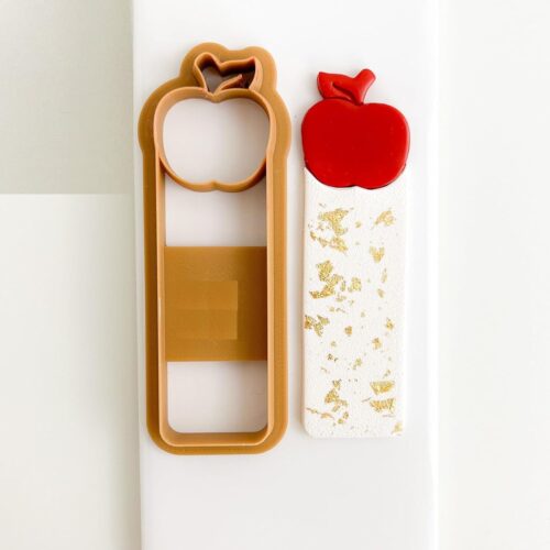 Bookmark Apple Top Clay Cutters