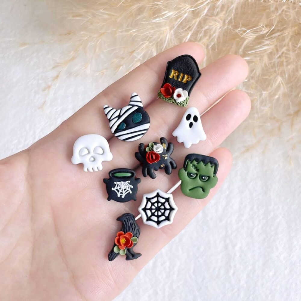 711GM1g79kL._SL1500_ Halloween Clay Cutters Set, 12 Designs with Spooky Patterns