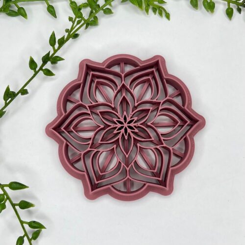 Mandala Trinket Dish Cutter | 10Cm Flower Clay Cutter