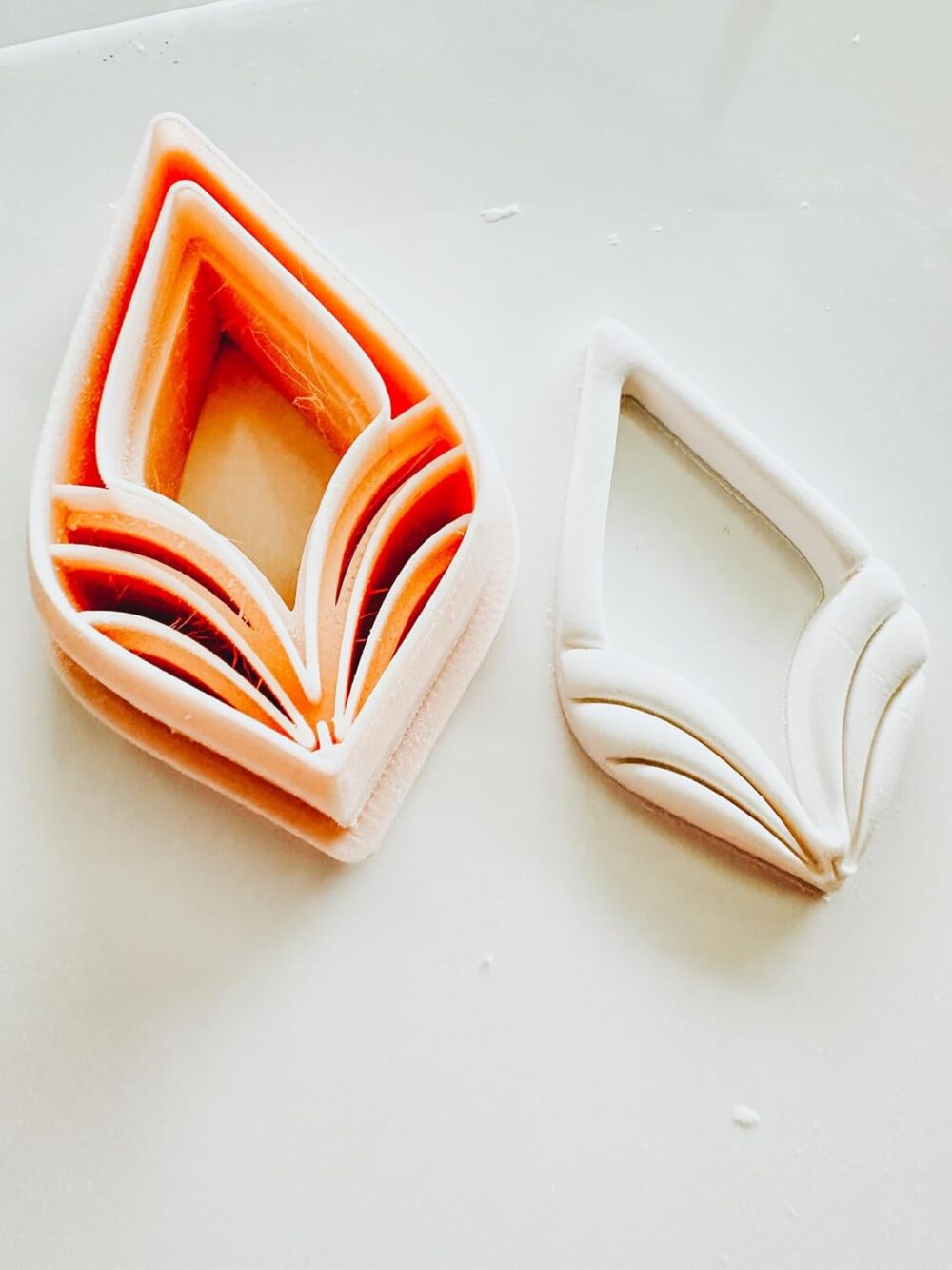 Savanah Skinny Embossed Polymer Clay Earring Cutter for Handmade Earrings