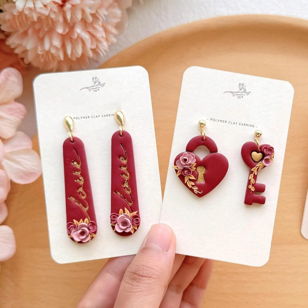 Valentine's Day Polymer Clay Cutters Set