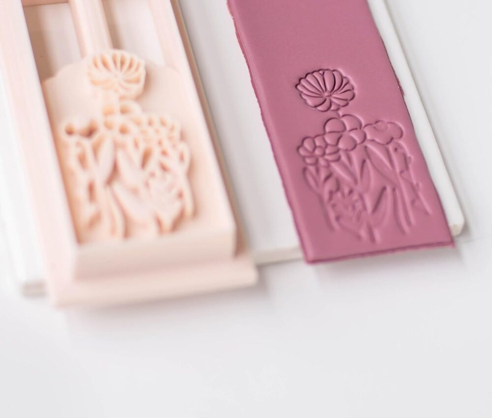 Bookmark Floral Stamp Clay Cutters, Flower Daisy Design