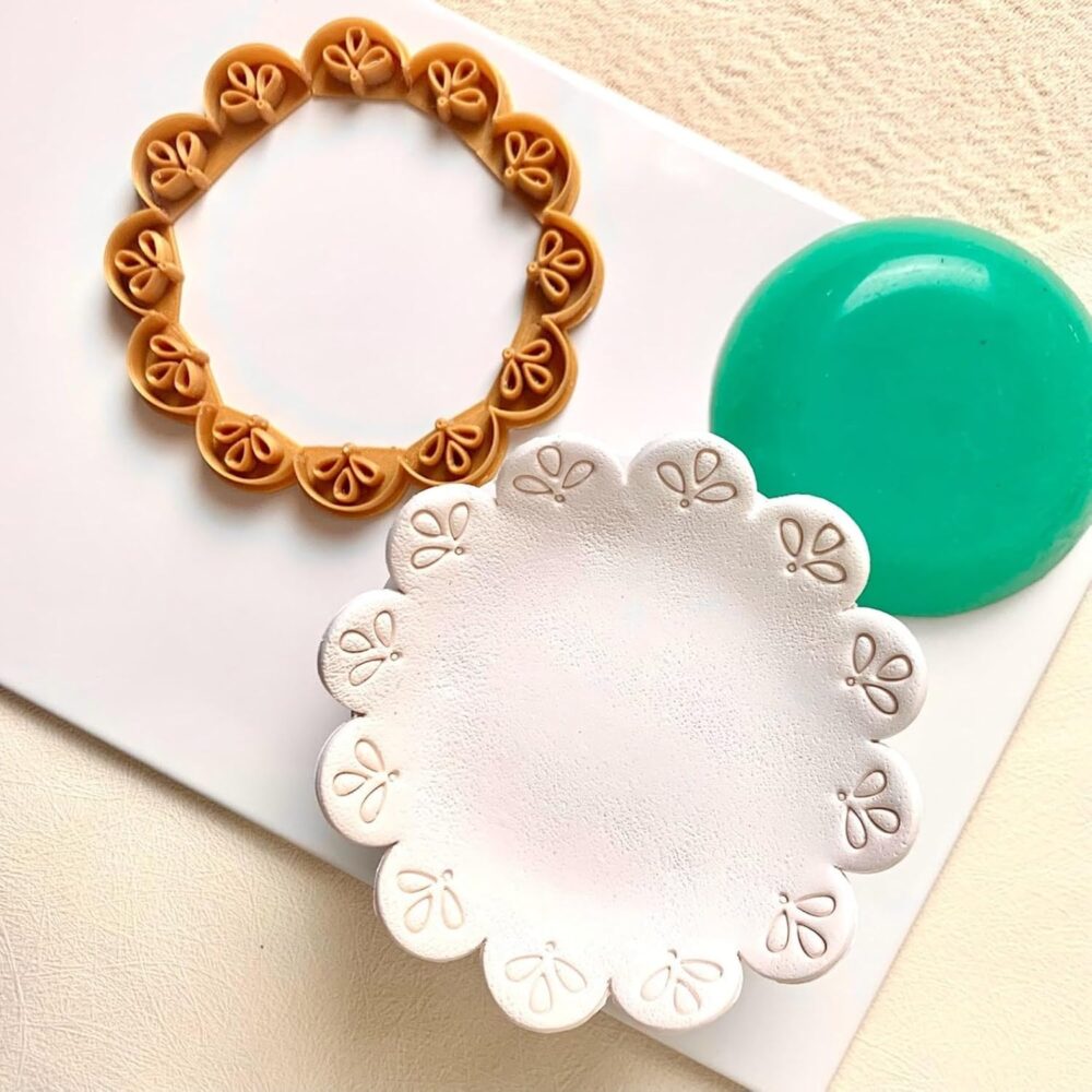 Scalloped Trinket Dish Polymer Clay Cutter ToolsI Ring Dish-Size 10Cm