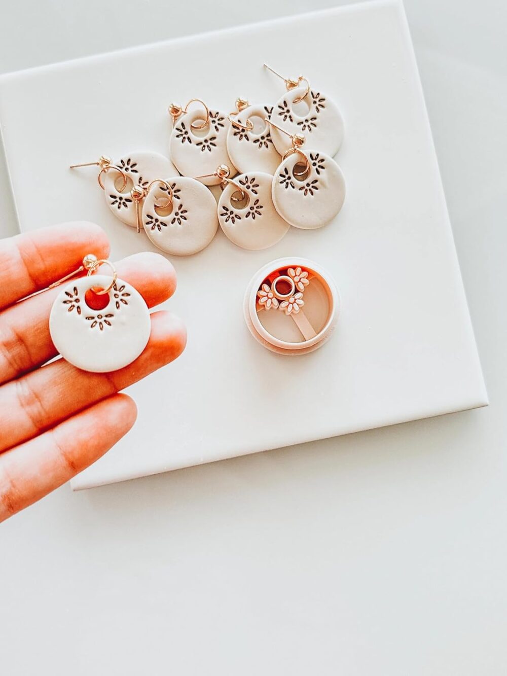 Fiona Polymer Clay Earring Cutter for Handmade Earrings
