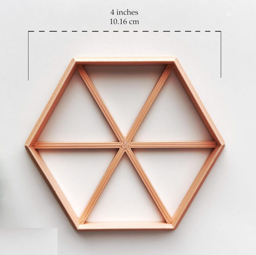 HEXAGON Trinket Dish Cutter, Ring Dish Clay Cutter, JWELLERY Dish Clay Cutter
