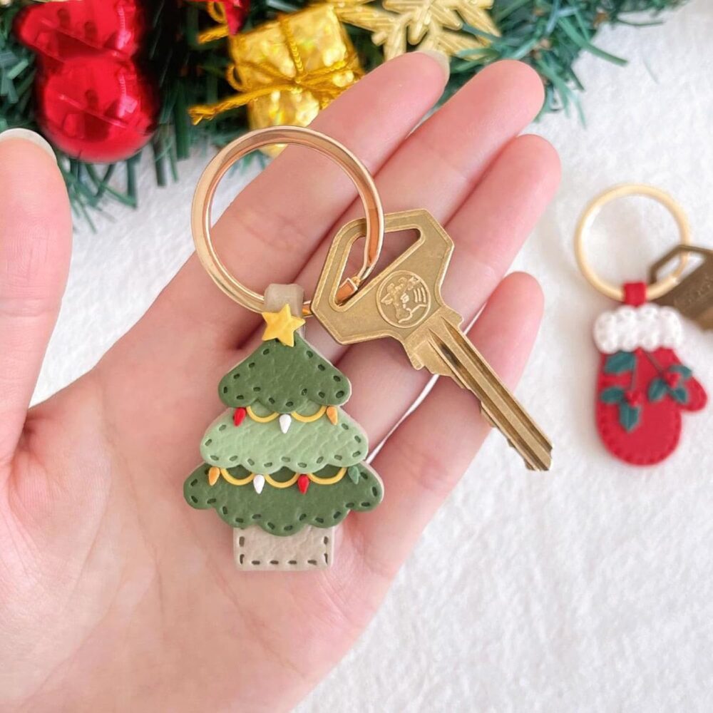 Christmas Keychain Polymer Clay Cutters Set