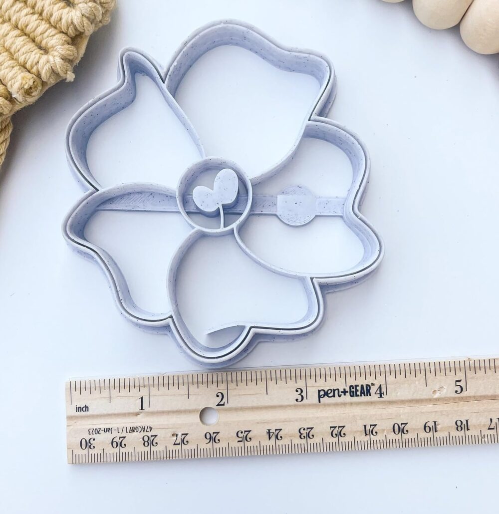 Hawaiian Flower Trinket Dish Clay Cutter, Ring Dish Clay Cutter, JWELLERY Dish Clay Cutter. Home Decor, Fridge Magnet, DIY KIT.