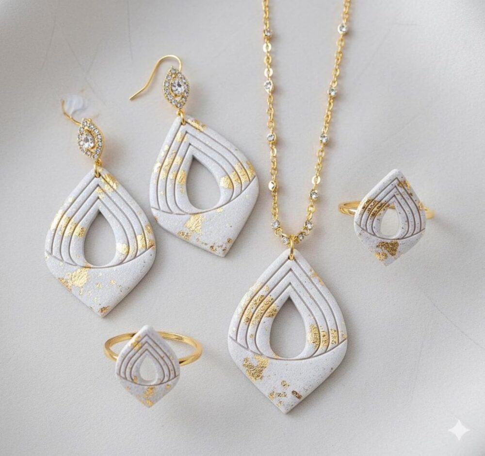 Bridal Drop Polymer Clay Cutter