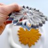 71Mc8bZW5RL._SL1500_ Sunflower Trinket Dish Polymer Clay Shape Cutter-Size 11Cm