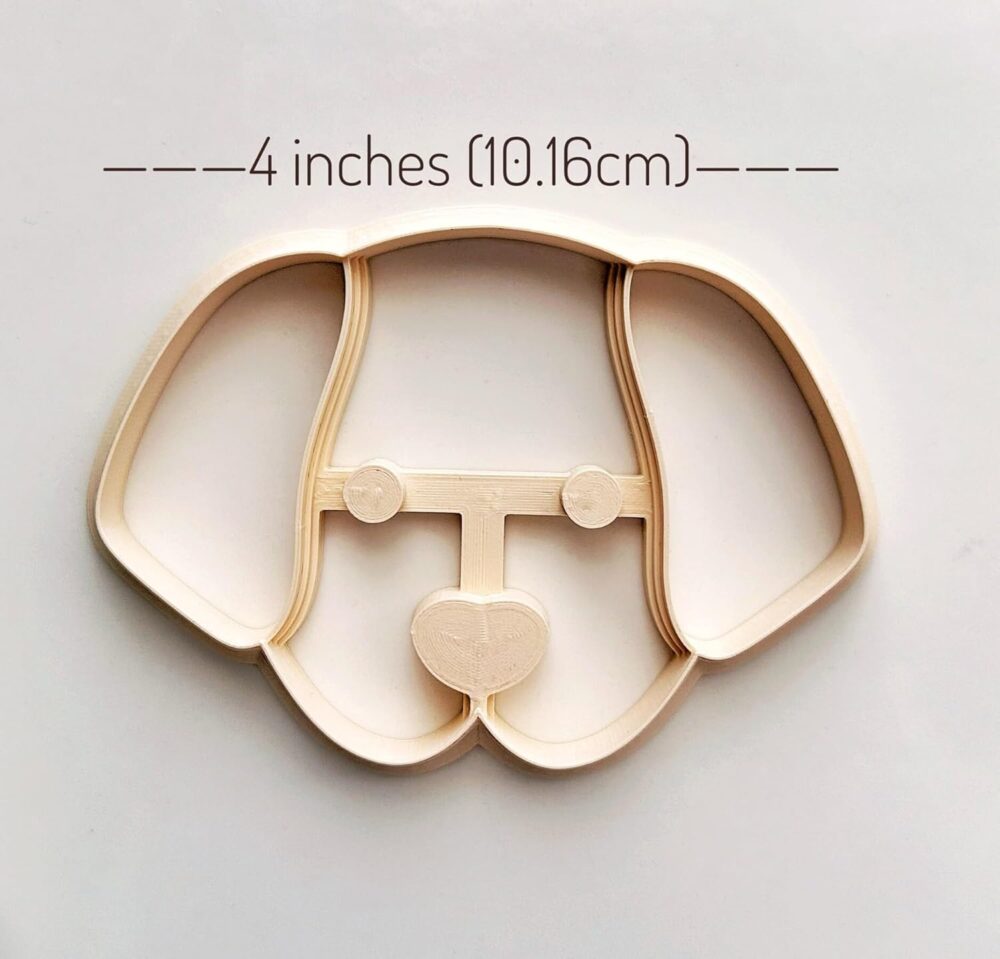 Dog FACE Trinket Dish Cutter, Ring Dish Clay Cutter