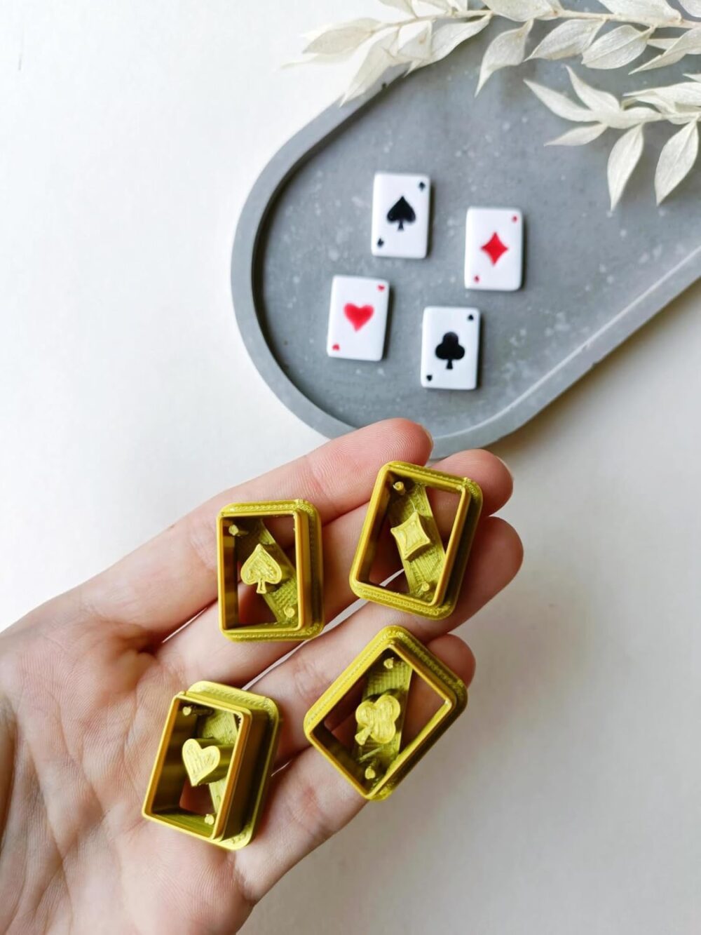 Playing Cards Polymer Clay Cutters