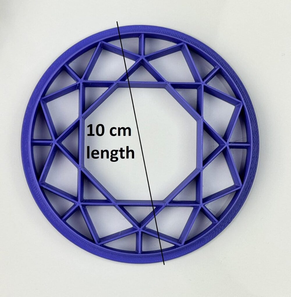 Round Cut Gemstone Trinket Dish Clay Cutter, Ring Dish Clay Cutter, JWELLERY Dish Clay Cutter.