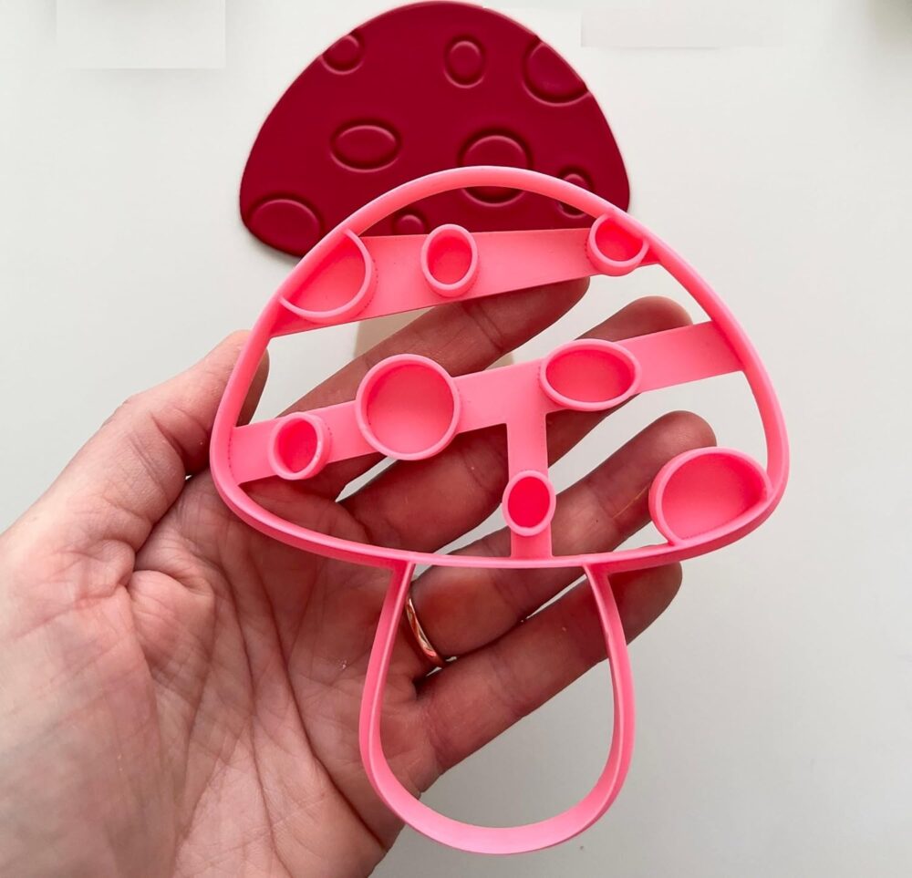 71Wi7c+5TzL._SL1500_ MUSHROOM Trinket Dish Cutter, Ring Dish Clay Cutter, JWELLERY Dish Clay Cutter