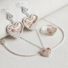 Emerging Hearts Polymer Clay Cutters, Heart Shaped Jewelry Making Tools