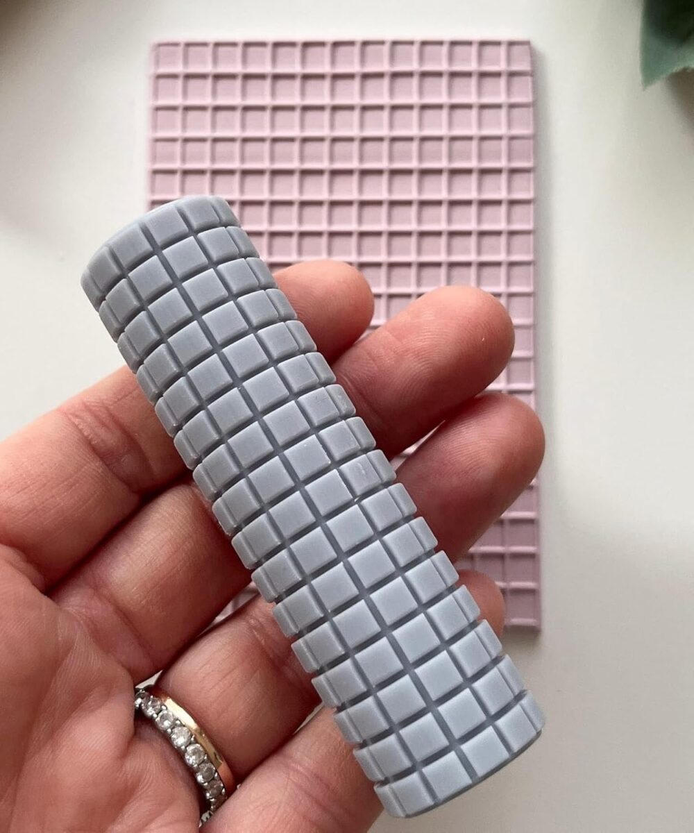 Texture Roller for Polymer Clay (CHEX Texture)