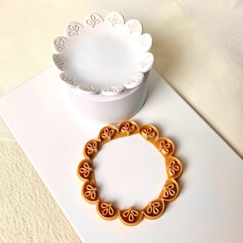71jfvSoGwCL._SL1500_ Scalloped Trinket Dish Polymer Clay Cutter ToolsI Ring Dish-Size 10Cm