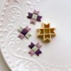 Quilted Clay Cutter and Stamp Set
