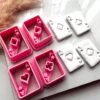 Ace Playing Cards Shape Polymer Clay Cutter Set
