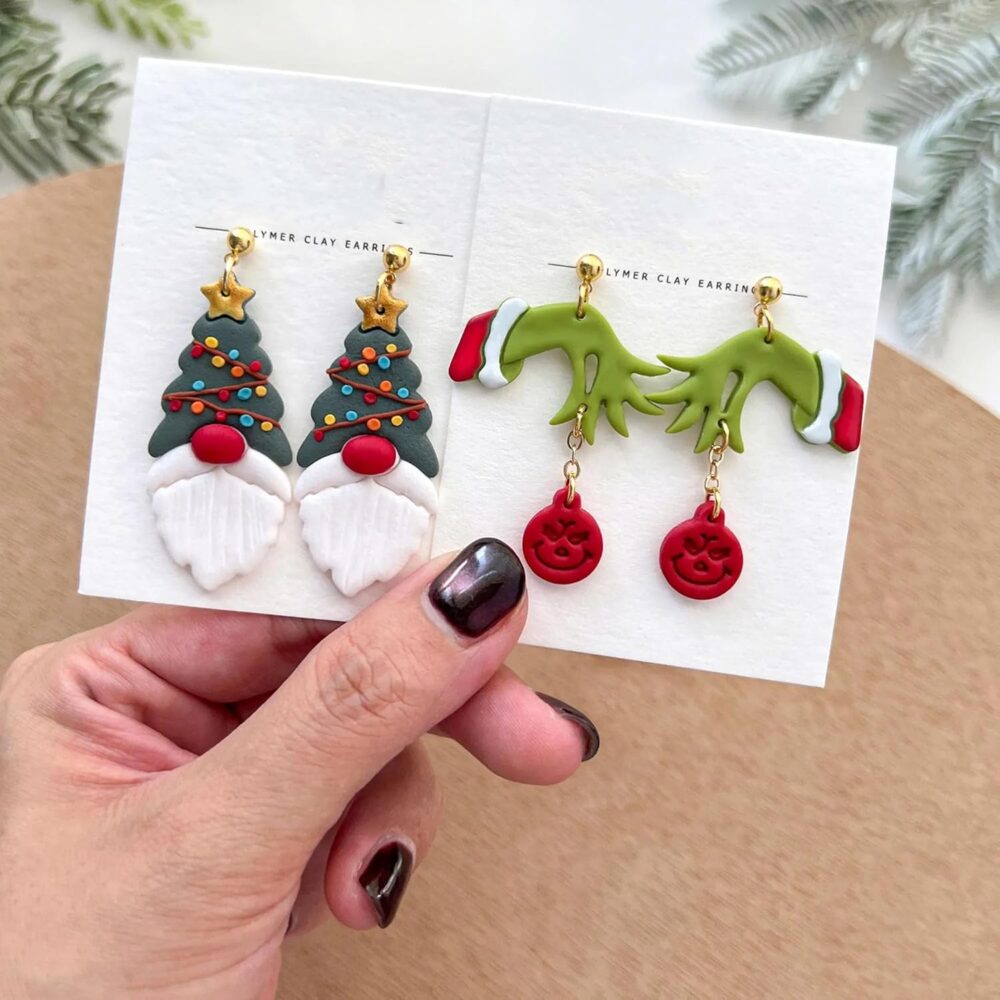 Christmas Polymer Clay Cutters Set