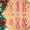 Christmas Keychain Polymer Clay Cutters Set