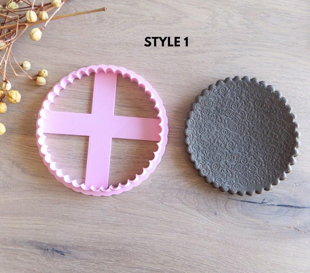 Polymer Clay Dish Cutter Set: Ideal for Ring Dishes and Trinket Plates,4 - Size 10Cm