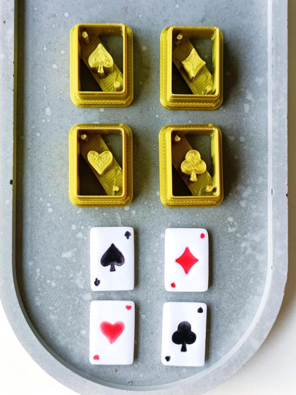 Playing Cards Polymer Clay Cutters